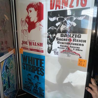 X232-Stack of band posters