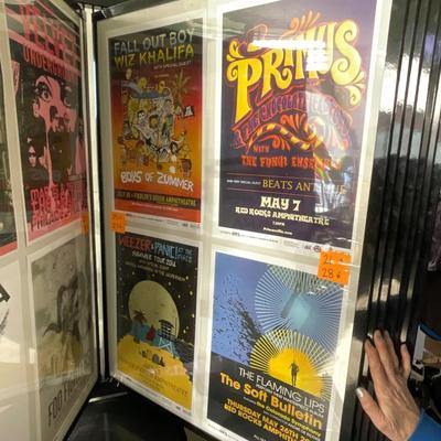 X232-Stack of band posters