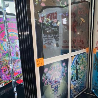 X232-Stack of band posters