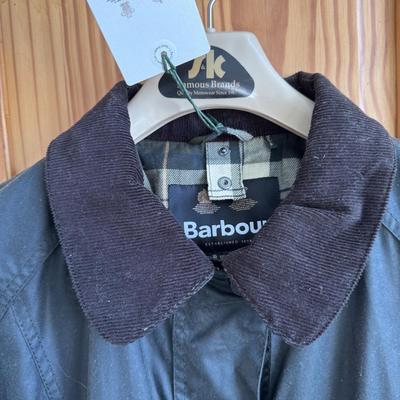Barbour Beadnell Wax Jacket - Size USA 18 - New w/ Tags (FE-DZ)
