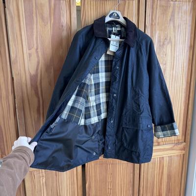 Barbour Beadnell Wax Jacket - Size USA 18 - New w/ Tags (FE-DZ)
