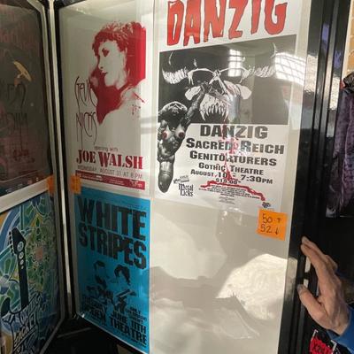X231-Stack of band posters