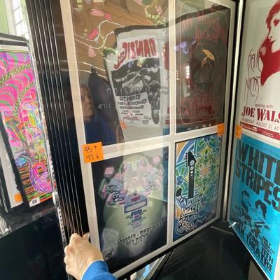 X231-Stack of band posters