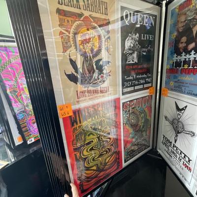 X231-Stack of band posters