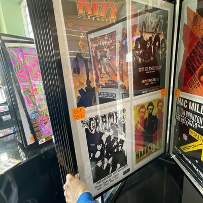 X231-Stack of band posters