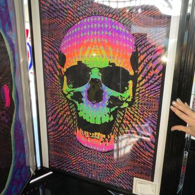 X219-Black light Posters