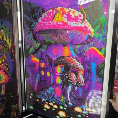 X219-Black light Posters