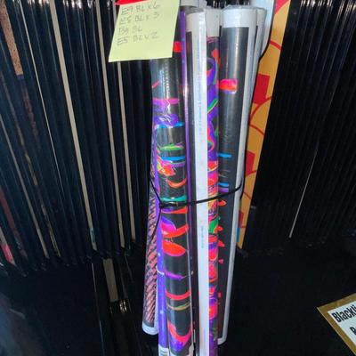X219-Black light Posters