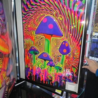 X219-Black light Posters