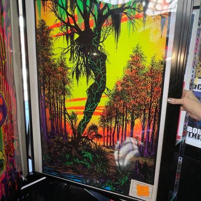 X219-Black light Posters