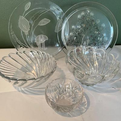 Glassware, Platters and Bowls