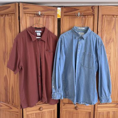 North River, Orvis, Woolrich, & Other Outdoor Brand Men’s Shirts - Sizes L-XXL (FE-DZ)