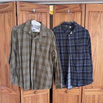 North River, Orvis, Woolrich, & Other Outdoor Brand Men’s Shirts - Sizes L-XXL (FE-DZ)