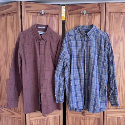 North River, Orvis, Woolrich, & Other Outdoor Brand Men’s Shirts - Sizes L-XXL (FE-DZ)