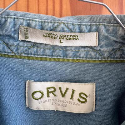 North River, Orvis, Woolrich, & Other Outdoor Brand Men’s Shirts - Sizes L-XXL (FE-DZ)