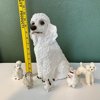 Poodle statue, with Japan Poodles