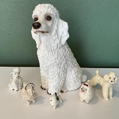 Poodle statue, with Japan Poodles