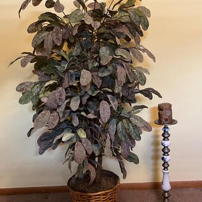 Faux Tree/Candle with holder
