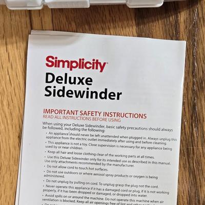Simplicity Deluxe Sidewinder