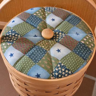 Sewing Basket with Removable Tray