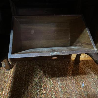 Vintage sewing machine cabinet