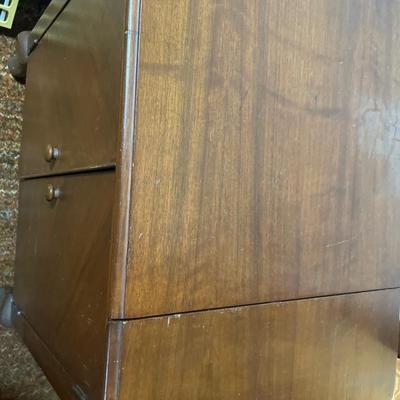 Vintage sewing machine cabinet
