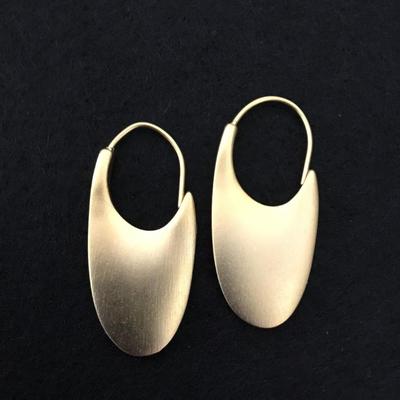 Gold toned fashion earrings