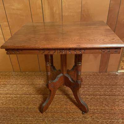 Vintage table with beautiful detail