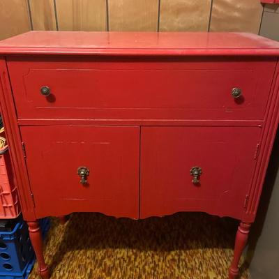Red cabinet
