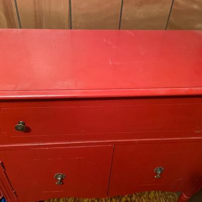 Red cabinet
