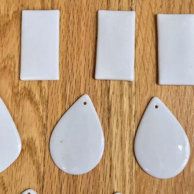 Jewelry Making Porcelain Pendants
