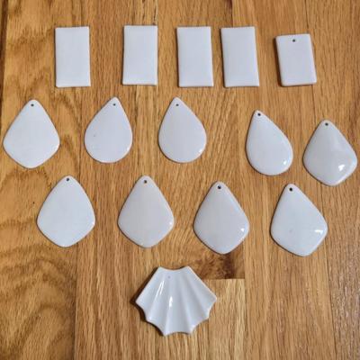 Jewelry Making Porcelain Pendants