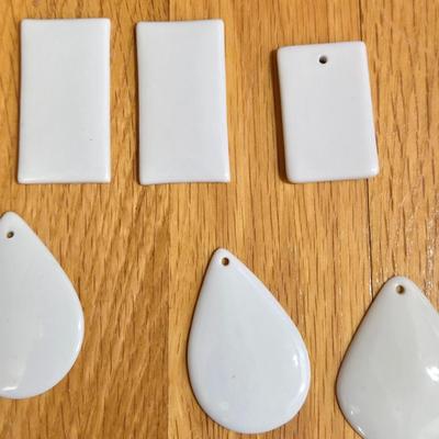 Jewelry Making Porcelain Pendants