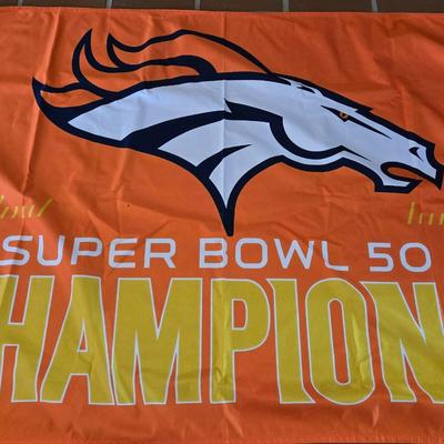 Nylon NFL Broncos Super Bowl 50 Flag