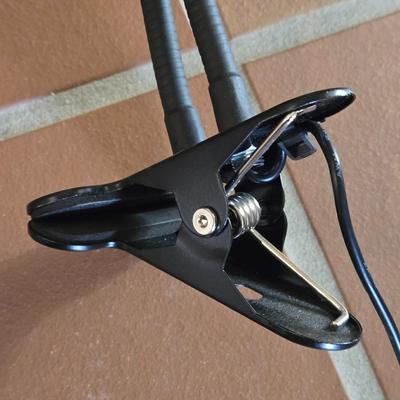 Clip On Cellphone Holder with Ring Light & Remote