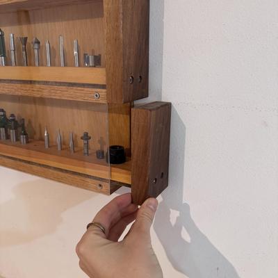 Router Bits in Homemade Storage Compartment (WC-DZ)