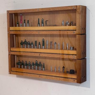Router Bits in Homemade Storage Compartment (WC-DZ)