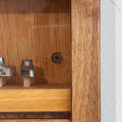 Router Bits in Homemade Storage Compartment (WC-DZ)