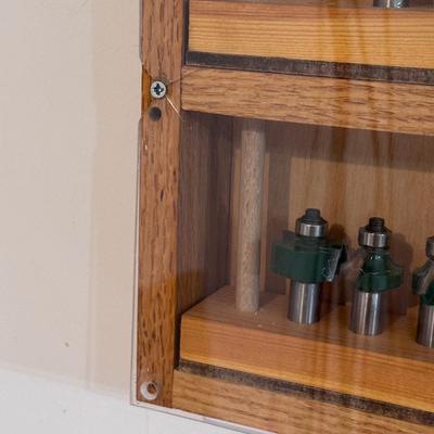 Router Bits in Homemade Storage Compartment (WC-DZ)