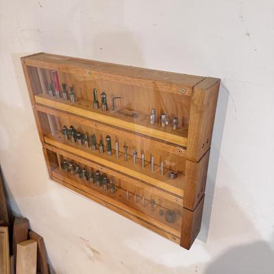 Router Bits in Homemade Storage Compartment (WC-DZ)