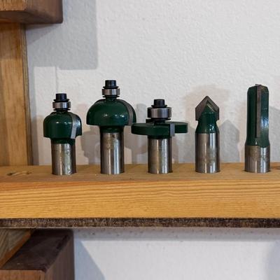Router Bits in Homemade Storage Compartment (WC-DZ)