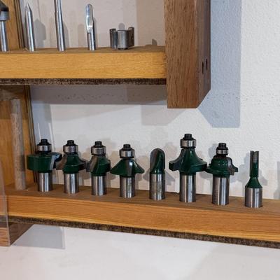 Router Bits in Homemade Storage Compartment (WC-DZ)