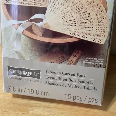 New Wood Fans Lot