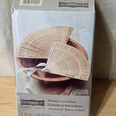 New Wood Fans Lot