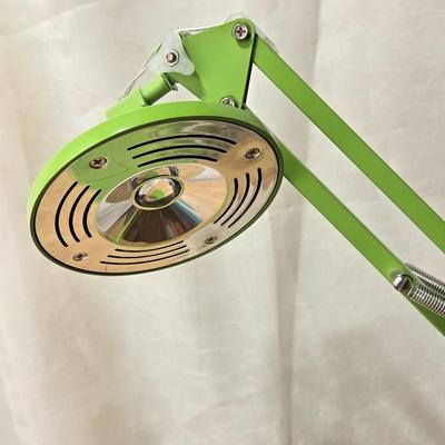 Green Tabletop Adjustable Lamp