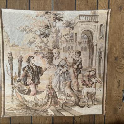 European Tapestry romance scene