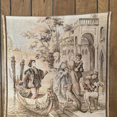 European Tapestry romance scene