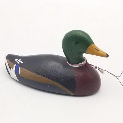Lot of 3 Vintage Ducks / Swan Decorative Decoys, Handpainted: Handcarved Wood & Brass, Ceramic Jasco Lint Remover Brush, Cast Iron...