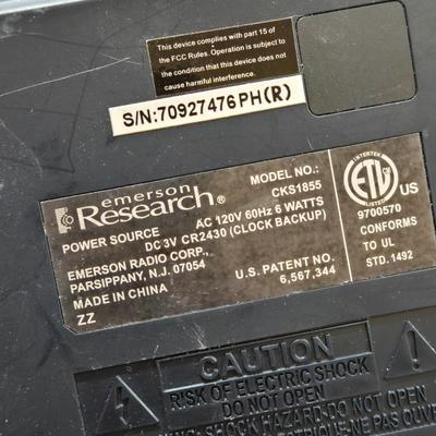 Emerson Research Radio Alarm Clock