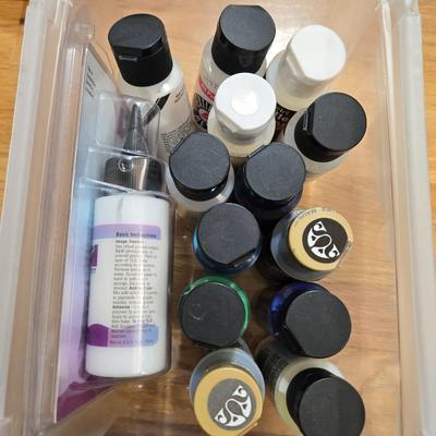 Acrylic Paints with Storage Container